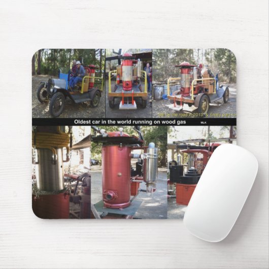 Ältester Wagen auf Holz Mousepad (Mit Mouse)