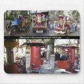 Ältester Wagen auf Holz Mousepad (Vorne)