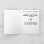 Ältestes bekanntes Gebet an die Jungfrau Mary Karte (Innenseite)