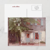 Ältestes Haus, Savannah, Georgien Postkarte (Vorne/Hinten)