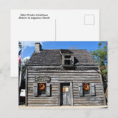 Ältestes Holzschulhaus Postkarte (Vorne/Hinten)
