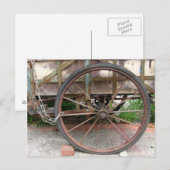 Altfahrrad der Postkarte (Vorne/Hinten)