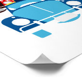 Altfahrzeuge Poster (Ecke)