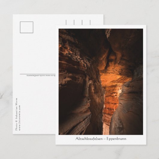 Altfelsen Postkarte (Vorne/Hinten)