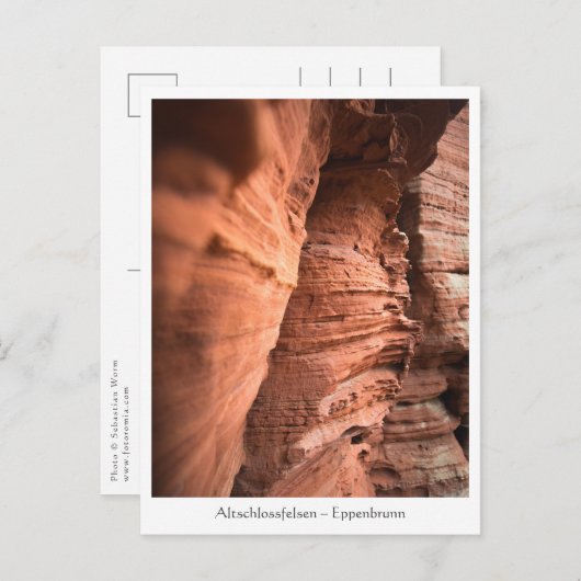 Altfelsen Postkarte (Vorne/Hinten)