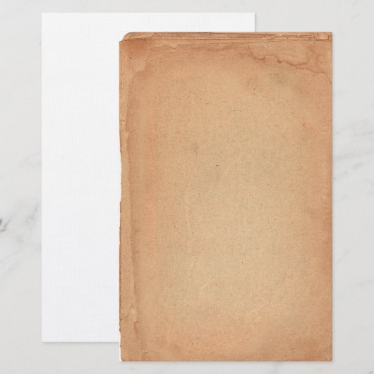 Altformatierte Papierböden Briefpapier (Vorne/Hinten)