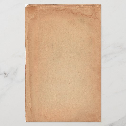 Altformatierte Papierböden Briefpapier (Vorderseite)