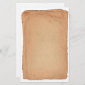 Altformatierte Papierböden Briefpapier (Vorne/Hinten)