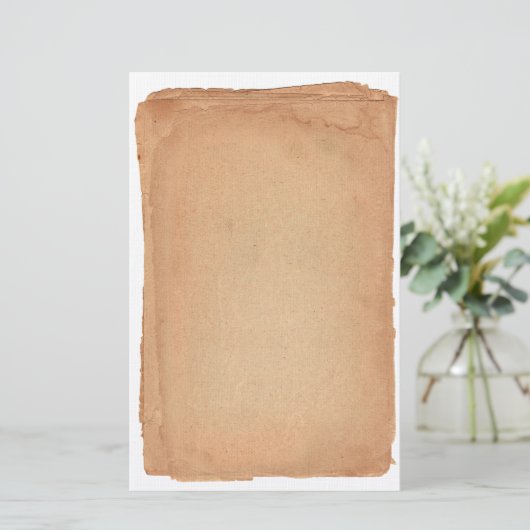 Altformatierte Papierböden Briefpapier (Stehend Vorderseite)