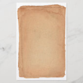 Altformatierte Papierböden Briefpapier (Vorderseite)