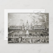 Altfranzösischer Viertel Kirchplatz Postkarte (Vorne/Hinten)