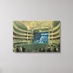 ALTFRANZÖSISCHES THEATER, ALTE FRANZÖSISCHE THEATE LEINWANDDRUCK