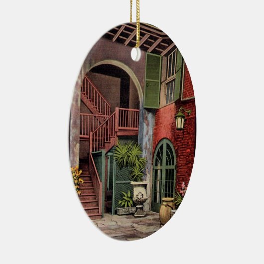 Altfranzösisches Viertel Keramik Ornament (Rechts)