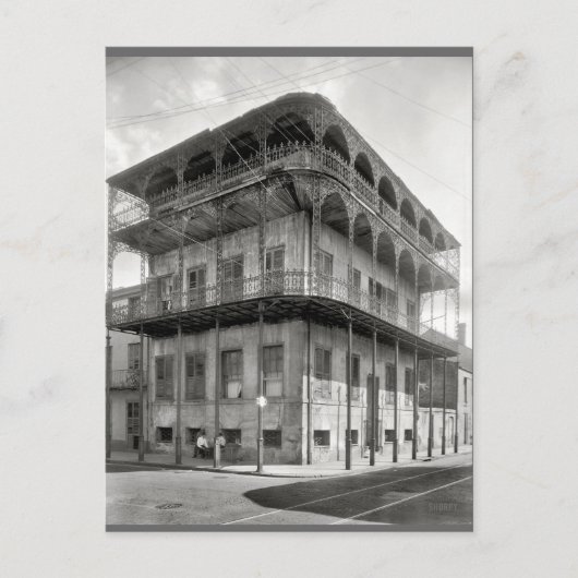 Altfranzösisches Viertel Postkarte (Vorderseite)