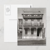 Altfranzösisches Viertel Postkarte (Vorne/Hinten)