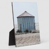 Altgewitterter Körner während der Winterzeit Fotoplatte (Seite)