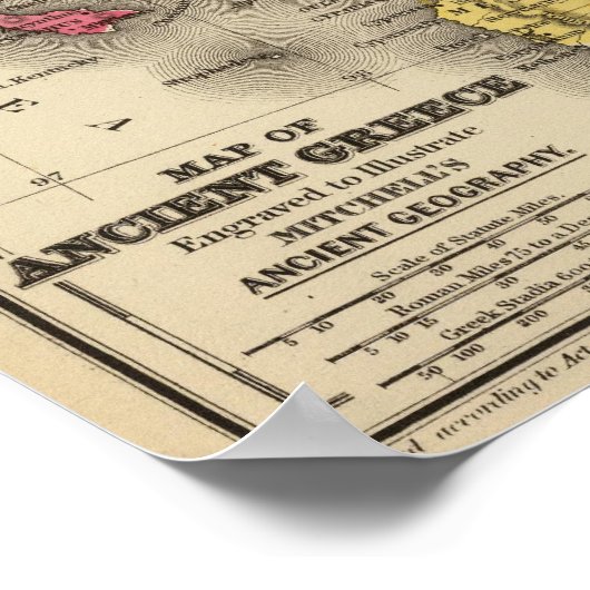 Altgriechenland 2 poster (Ecke)