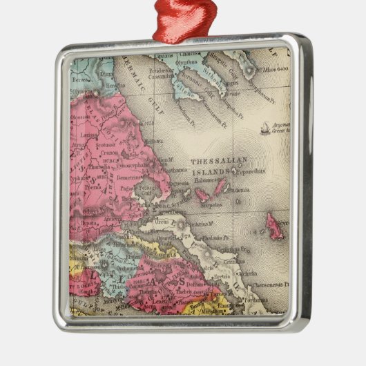 Altgriechenland 2 silbernes ornament (Links)