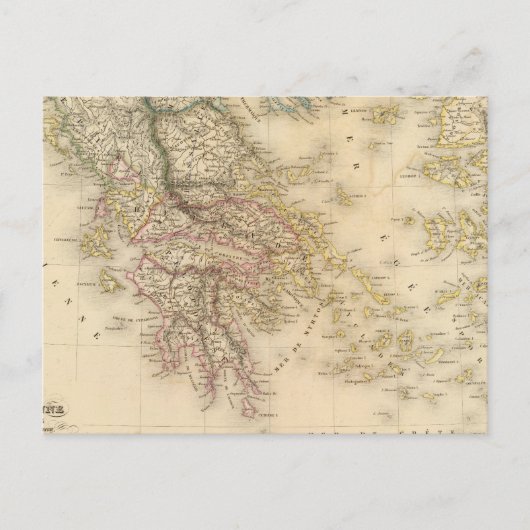 Altgriechenland 3 postkarte (Vorderseite)