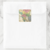 Altgriechenland 4 quadratischer aufkleber (Tasche)