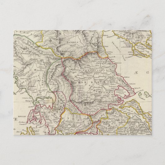 Altgriechenland, Norden Postkarte (Vorderseite)