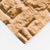 Altgriechisch auf Stein gehisst Fleecedecke (Ecke)