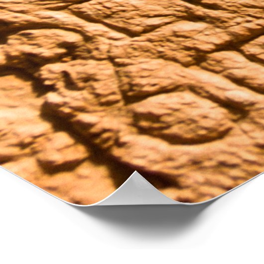 Altgriechisch auf Stein gehisst Poster (Ecke)