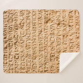 Altgriechisch auf Stein gehisst Sherpadecke (Vorderseite (Horizontal))