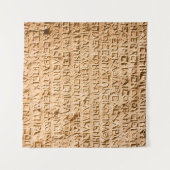 Altgriechisch auf Stein gehisst Wandteppich (Vorderseite (Horizontal))