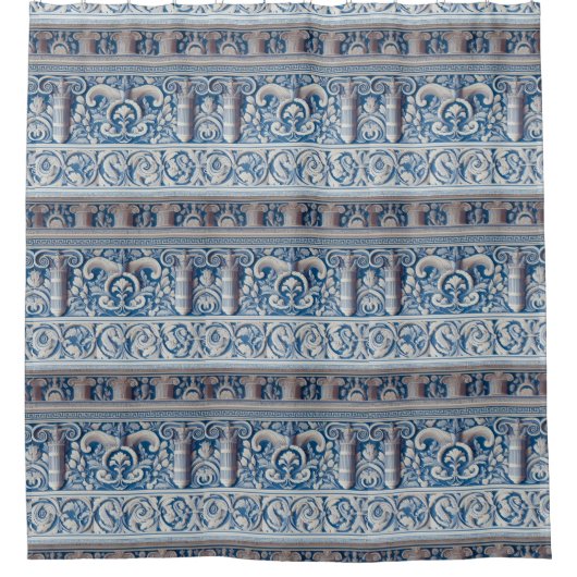 Altgriechisch Duschvorhang (Vorderseite)