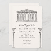 Altgriechisch Einladung (Vorne/Hinten)