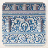 Altgriechisch Rechteckiger Pappuntersetzer (Vorderseite)