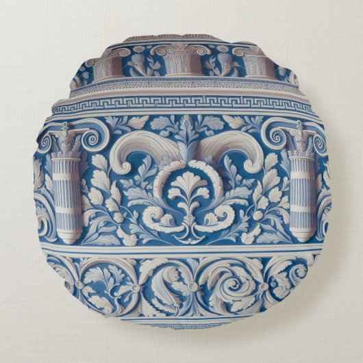 Altgriechisch Rundes Kissen (Vorderseite)