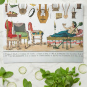 Altgriechische Geschirrtuch (Gefaltet)