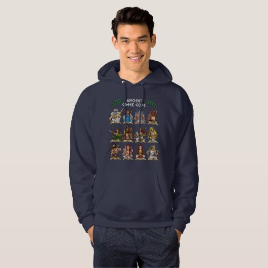 Altgriechische Götter Hoodie (Vorne ganz)