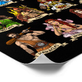 Altgriechische Götter Poster (Ecke)