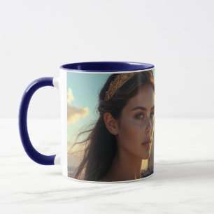 ALTGRIECHISCHE GÖTTIN TASSE