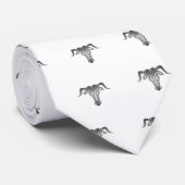 Altgriechische Minotaur´s stellen gegenüber Krawatte (Gerollt)