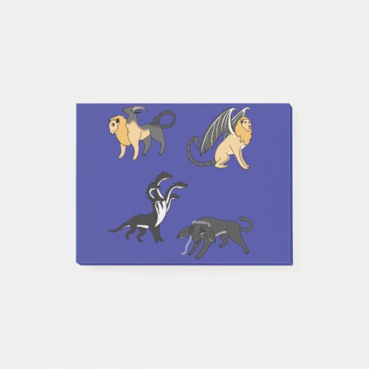 Altgriechische Mythologie Post-it Klebezettel (Vorderseite)