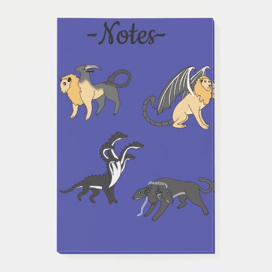 Altgriechische Mythologie Post-it Klebezettel (Vorderseite)