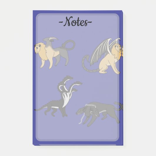 Altgriechische Mythologie Post-it Klebezettel (Vorderseite)