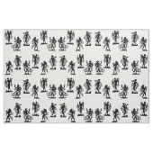 Altgriechische Silhouetten des Mussdrucks Stoff (Yard (91,4 cm))