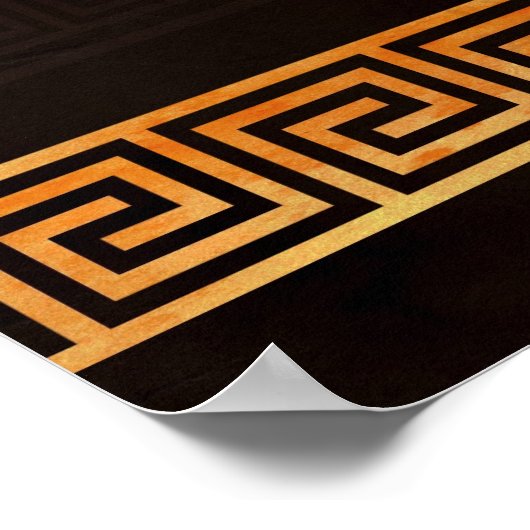 Altgriechischer Geschäftsmann Poster (Ecke)