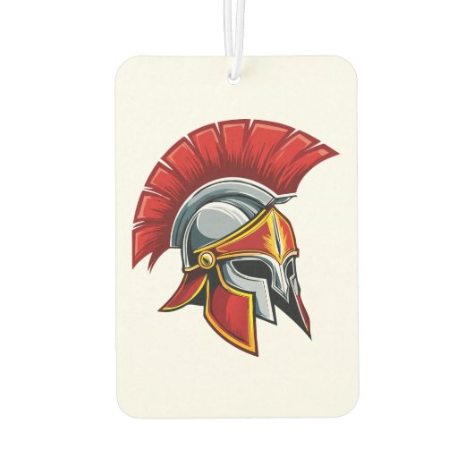 Altgriechischer korinthischer Helm Autolufterfrischer (Rückseite)