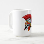Altgriechischer korinthischer Helm Kaffeetasse (Vorderseite Links)