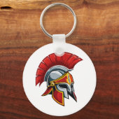 Altgriechischer korinthischer Helm Schlüsselanhänger (Rückseite)