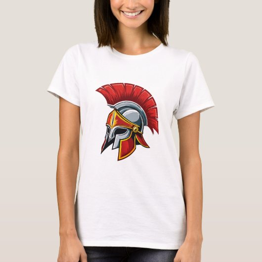 Altgriechischer korinthischer Helm T-Shirt (Vorderseite)