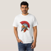 Altgriechischer korinthischer Helm T-Shirt (Vorne ganz)
