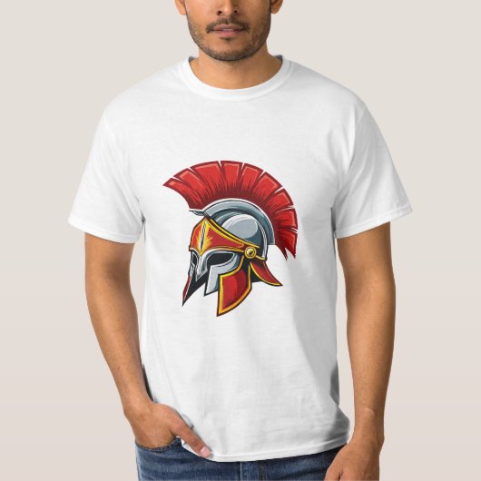 Altgriechischer korinthischer Helm T-Shirt (Vorderseite)