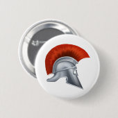 Altgriechischer Kriegers-Sturzhelm Button (Vorne & Hinten)